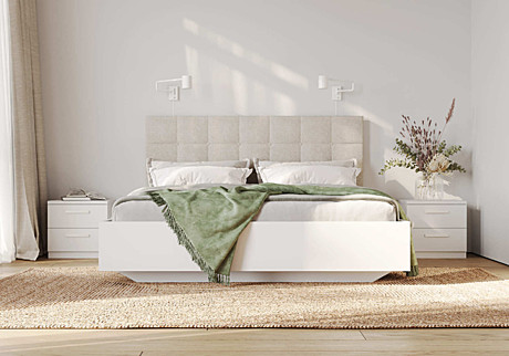 Кровать Luiza (белый)