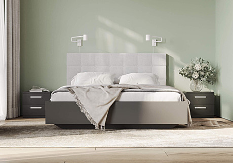 Кровать Luiza (графит)