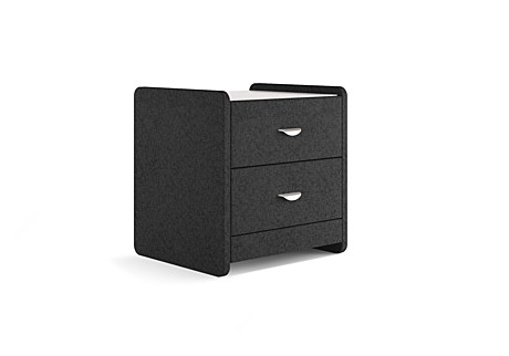 Тумба прикроватная Люкс с 2 ящиками