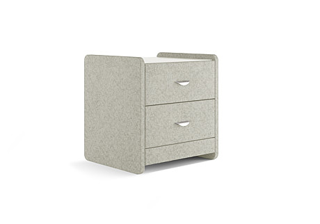 Тумба прикроватная Люкс с 2 ящиками