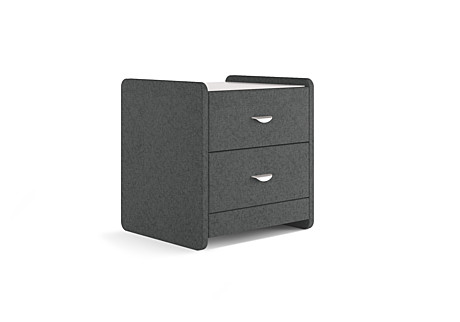 Тумба прикроватная Люкс с 2 ящиками