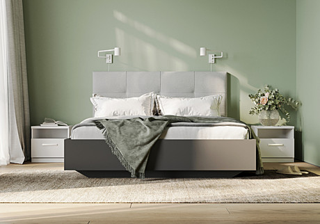 Кровать Victoria (графит)